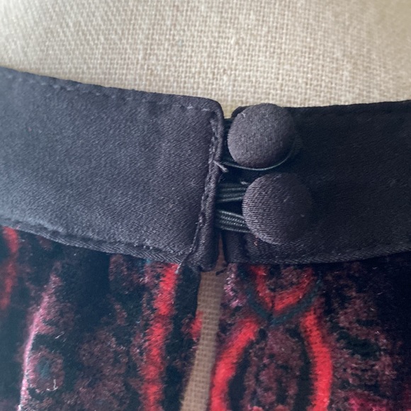 Torrid NWT HALTER TUNIC TANK - BURNOUT VELVET PAISLEY Torrid SZ 0=12 in women’s - Picture 7 of 12